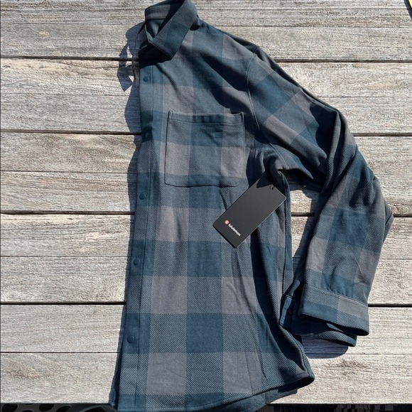 lululemon athletica Other - Lululemon Soft Knit Overshirt men's flannel plaid shirts size XL NWT